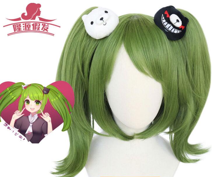 ڽ ִϸ̼  Danganronpa Cosplay Monaka Monaca Towa  Dangan Ronpa  Ŭ Ponytails  